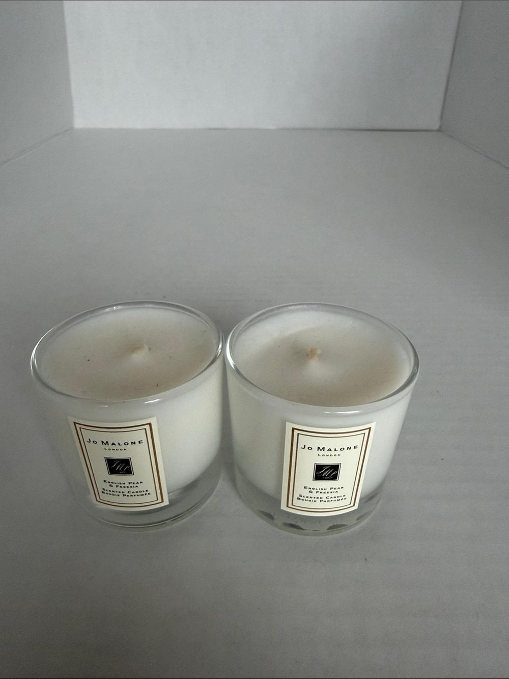 Jo Malone Candle Bundle Pear & Freesia Scent Votive Candle Duo - New - Picture 3 of 7